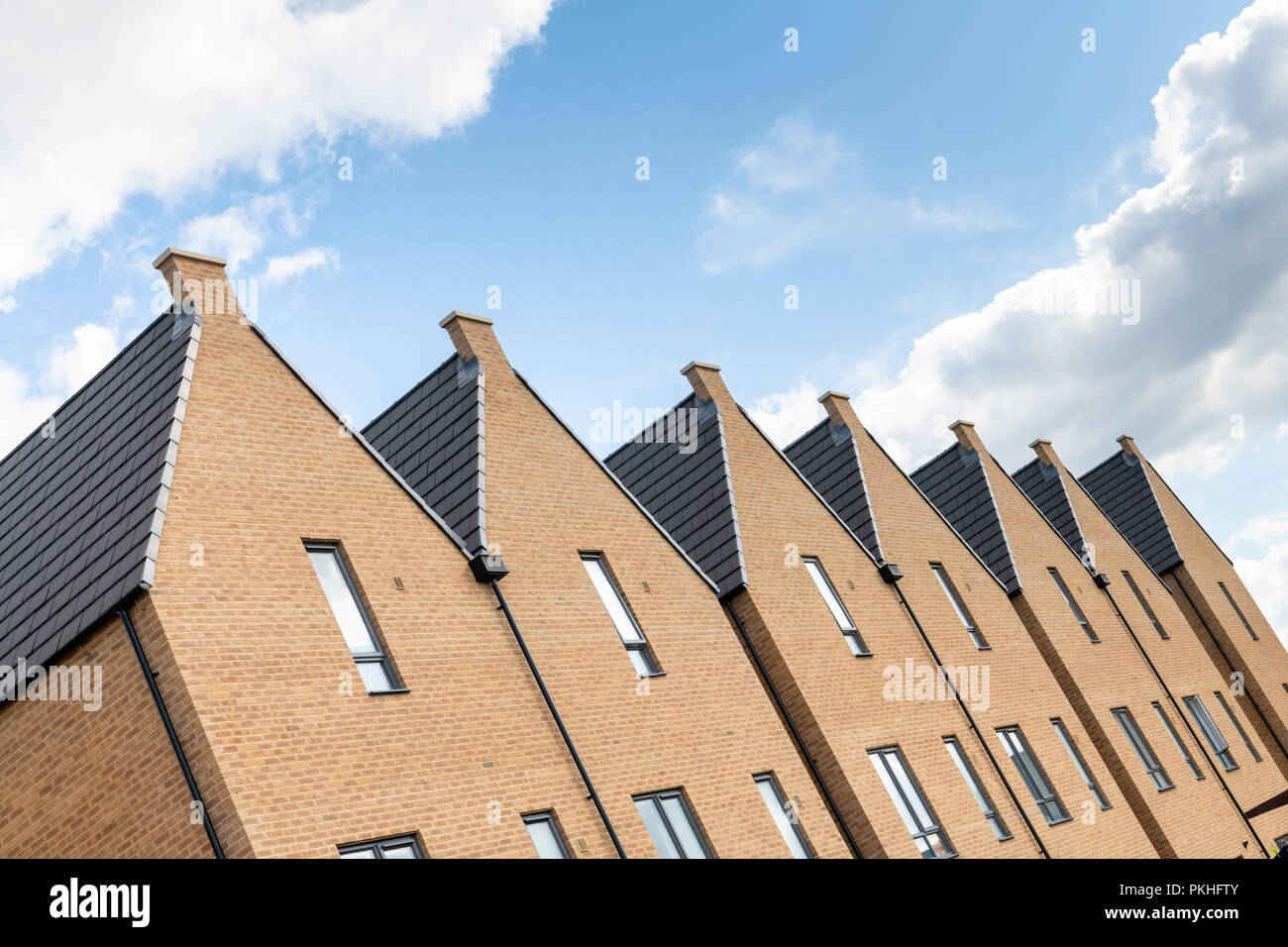 New homes being built in Northstowe, South Cambridgeshire