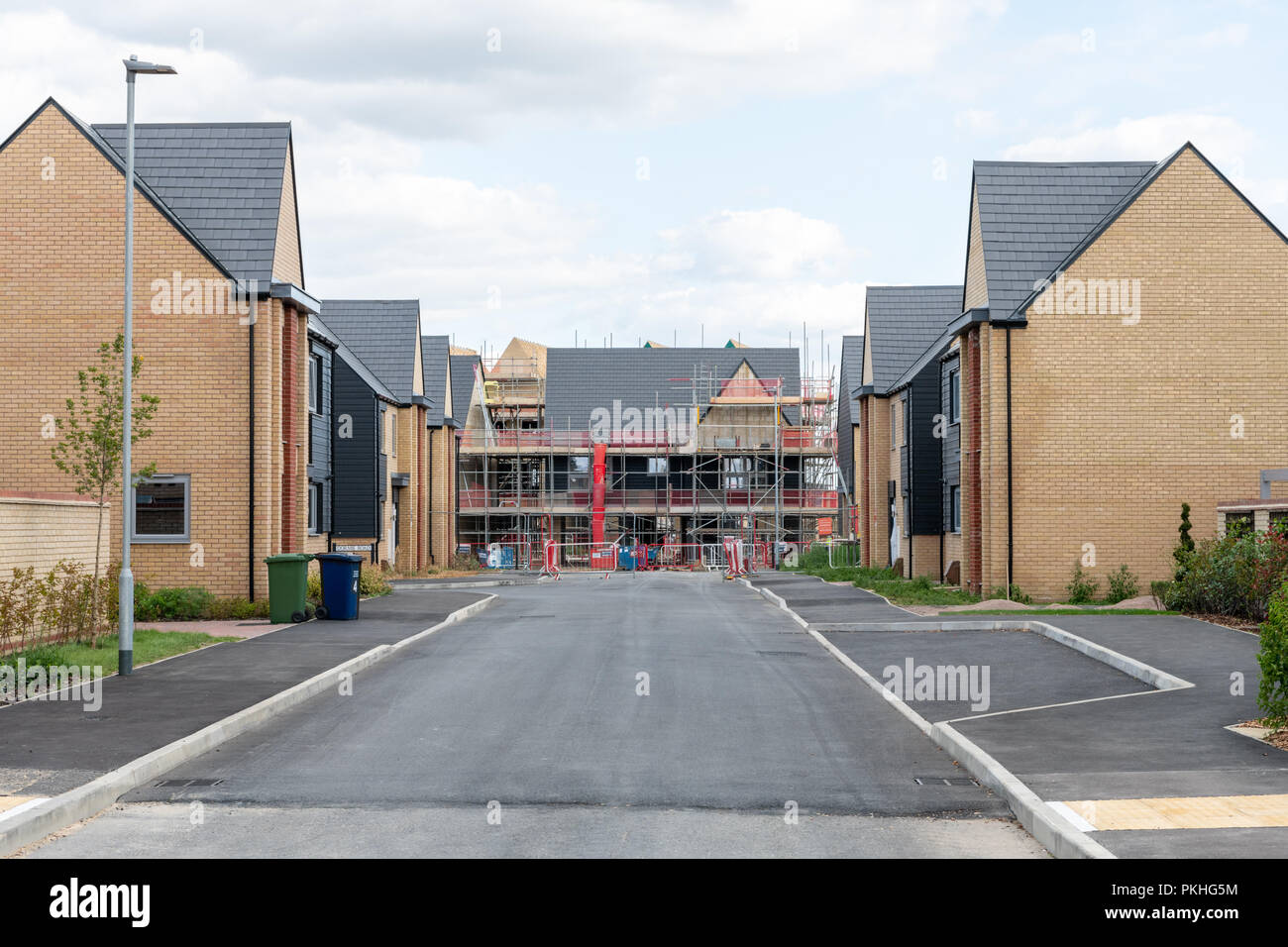 New homes being built in Northstowe, South Cambridgeshire