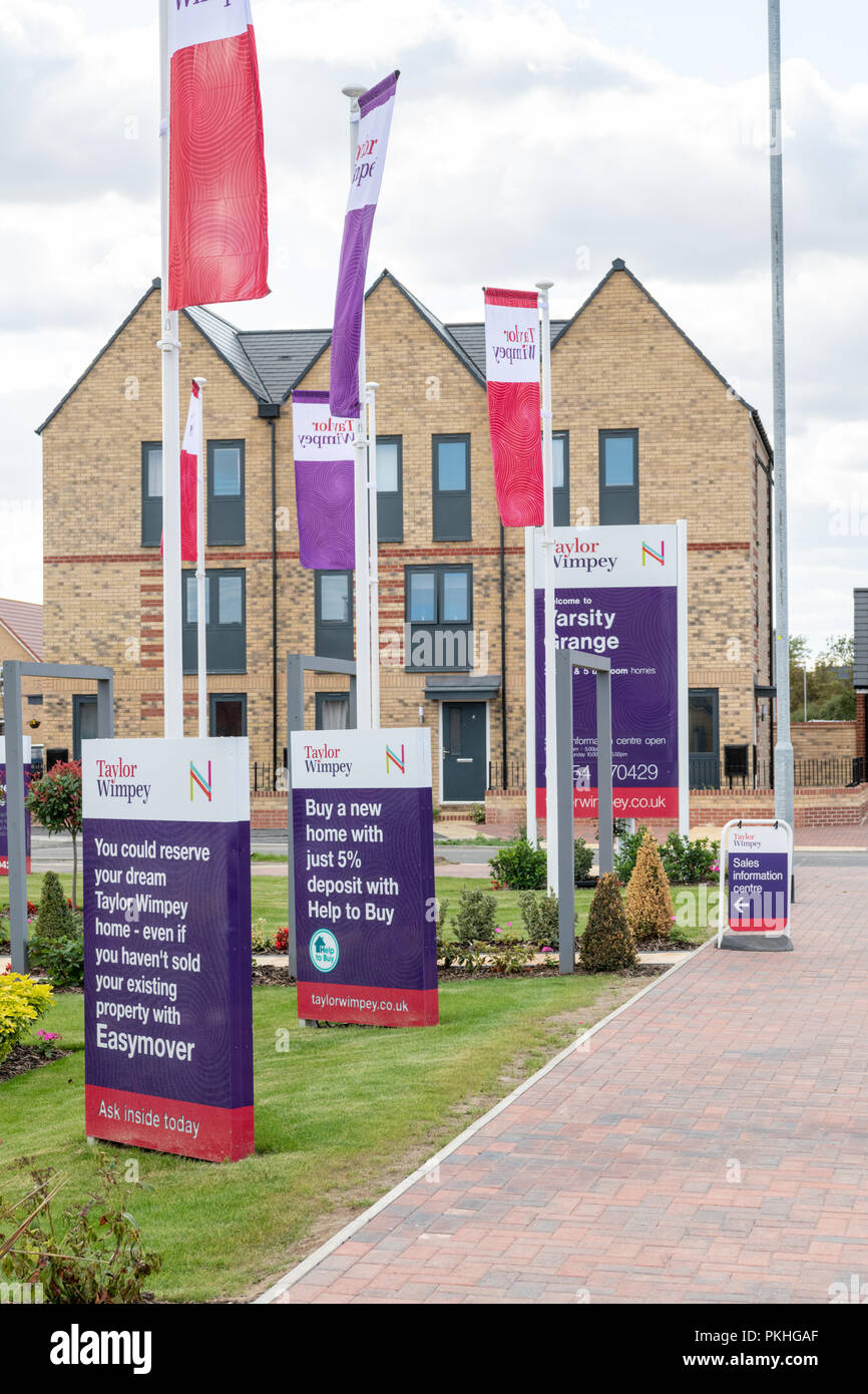 New homes being built in Northstowe, South Cambridgeshire