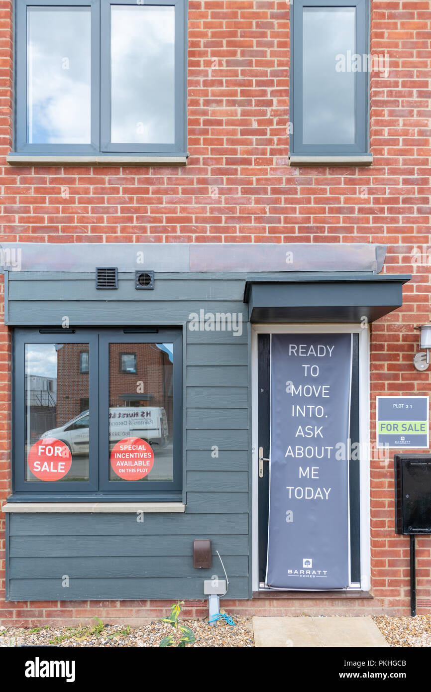 New homes being built in Northstowe, South Cambridgeshire