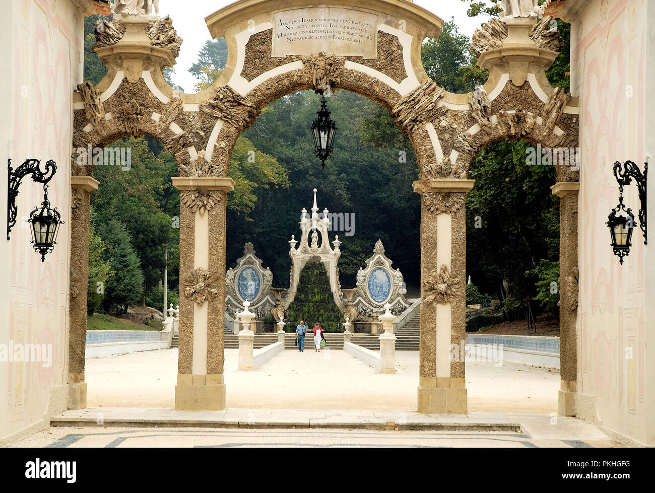 Sereia garden, Coimbra. Portugal Stock Photo