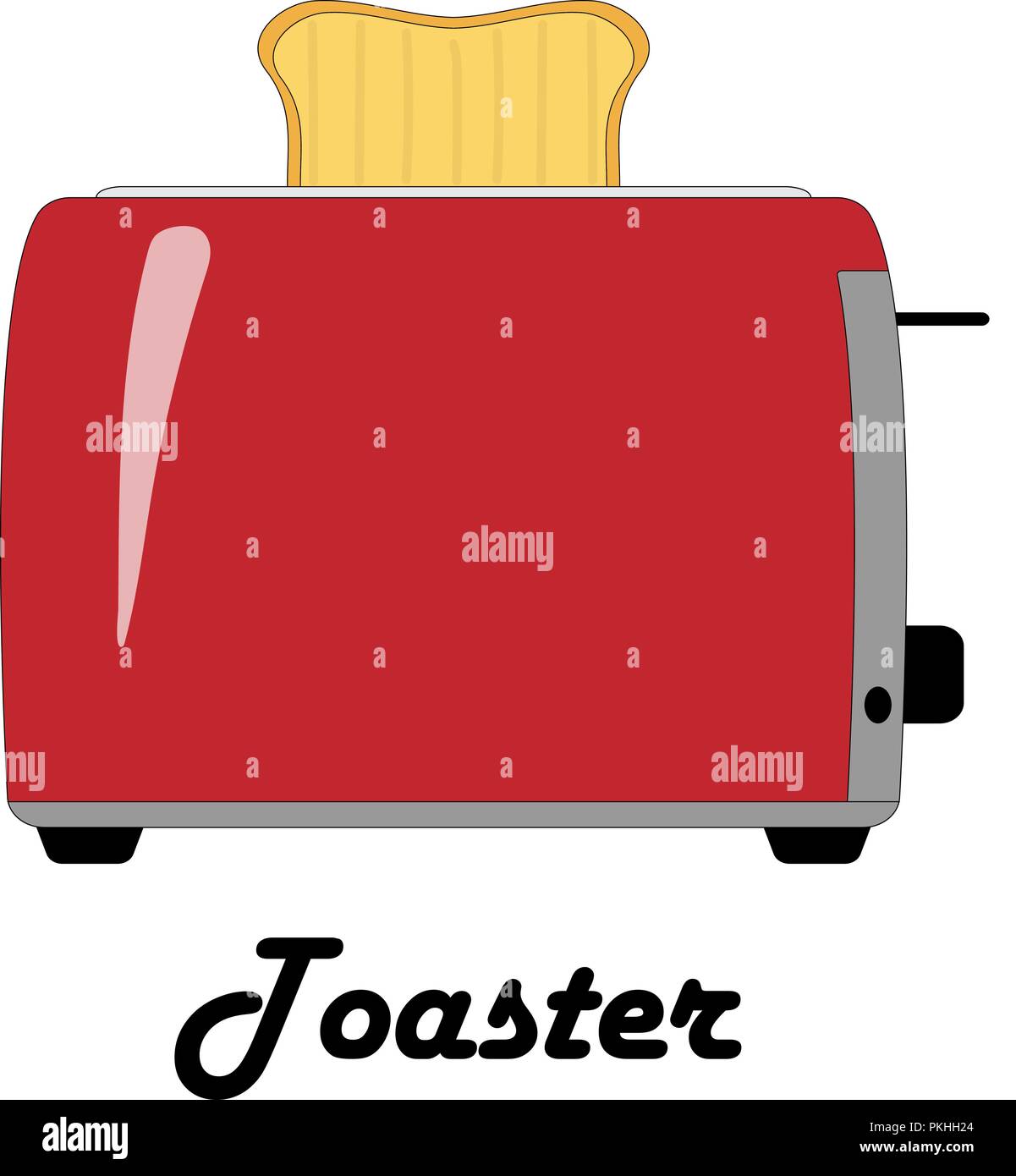 Color vector illustration of the toaster Stock Vector Image & Art Alamy