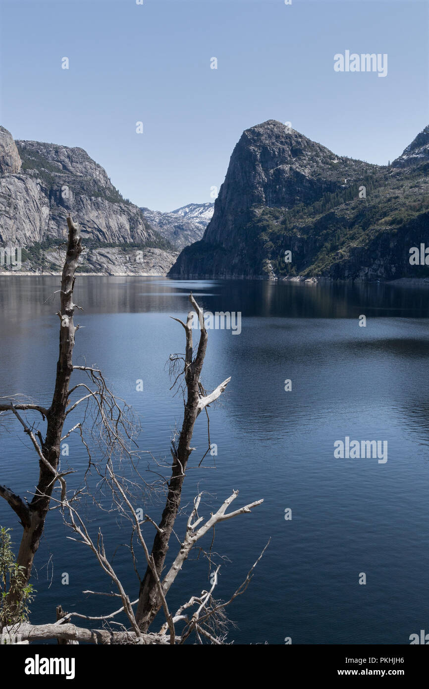 Hetch Hetchy Valley, the O'Shaughnessy Dam in Yosemite National Park