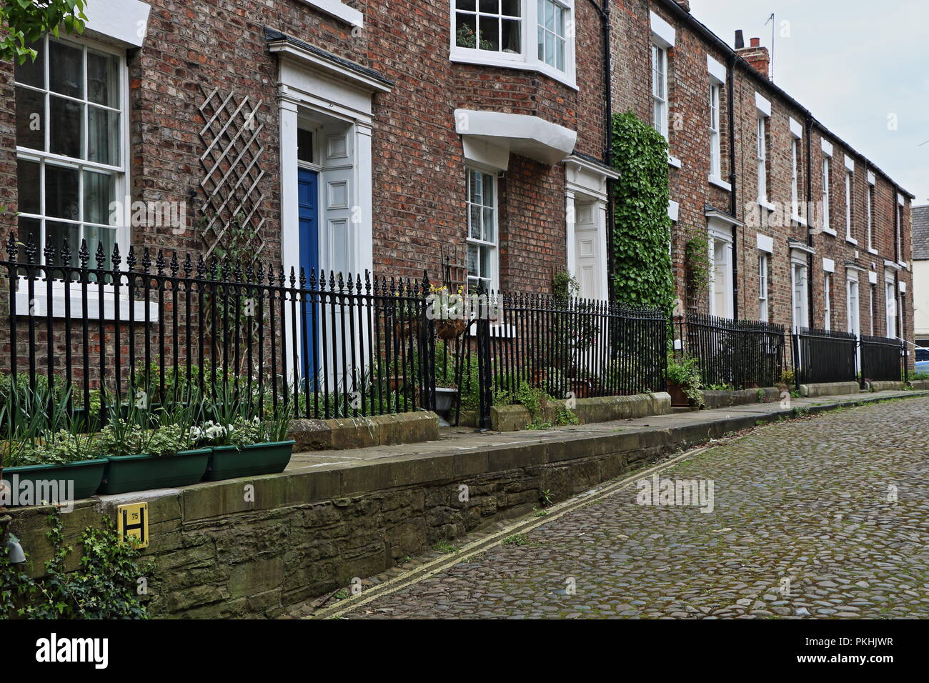 Durham Street Scene, Leazes Place, Durham, County Durham, England