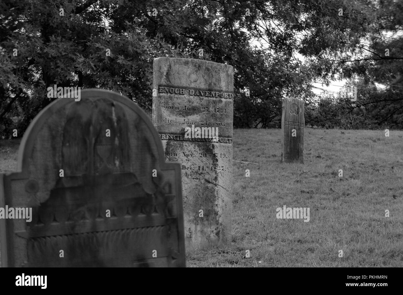 Old Historic Graveyard/Cemetery Stock Photo