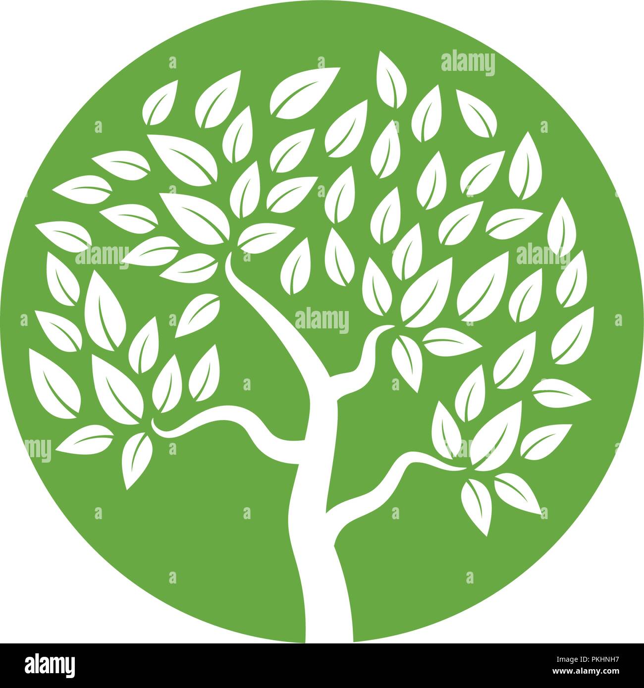 Logos of green Tree leaf ecology nature element vector Stock Vector ...