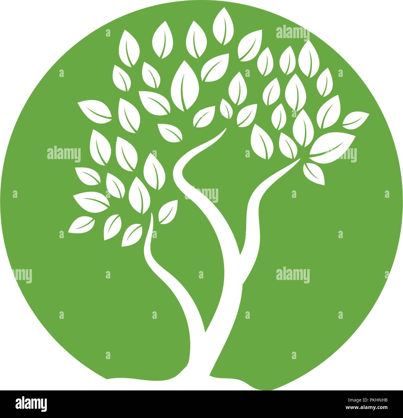 Logos of green Tree leaf ecology nature element vector Stock Vector ...
