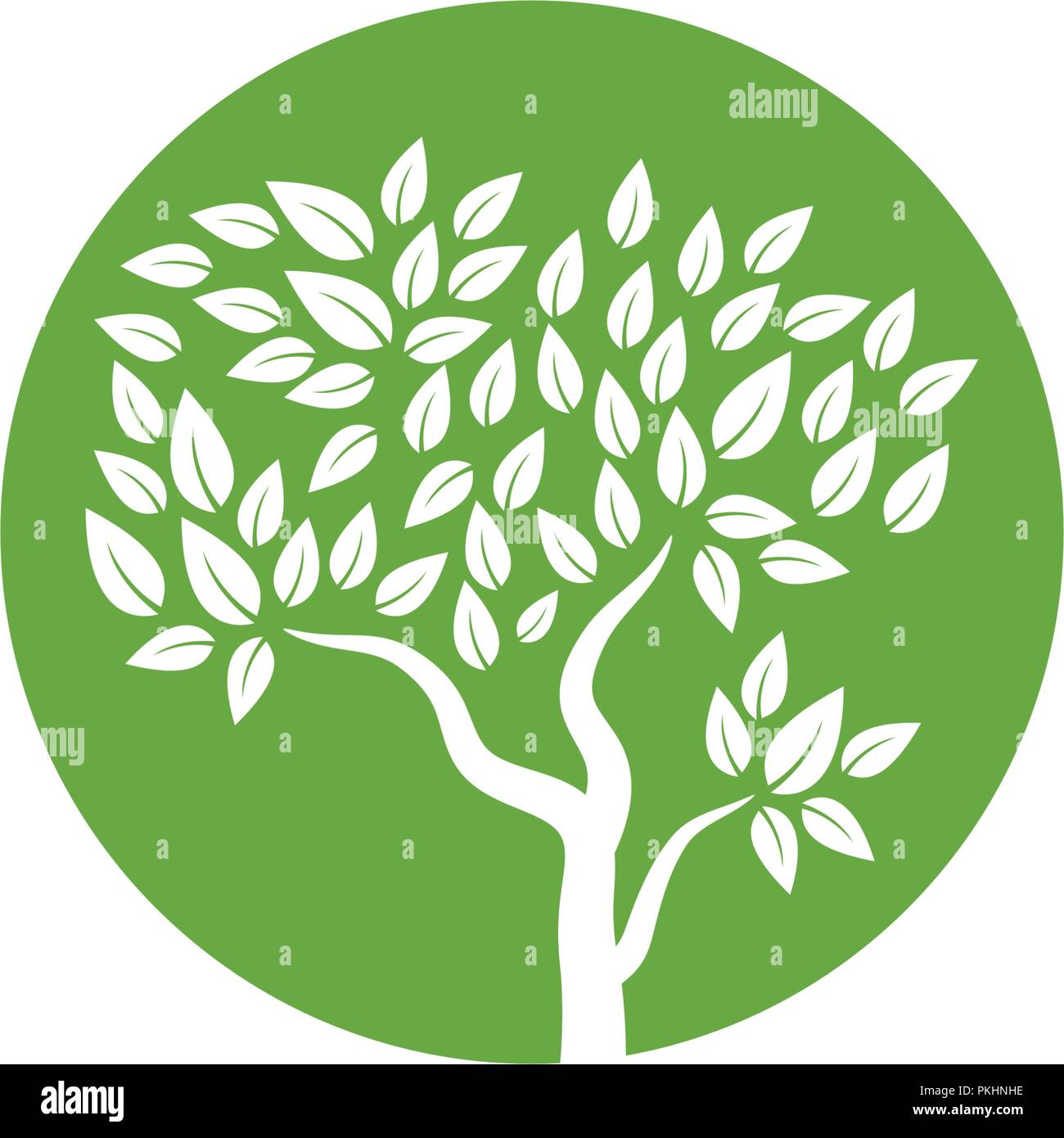 Logos of green Tree leaf ecology nature element vector Stock Vector ...