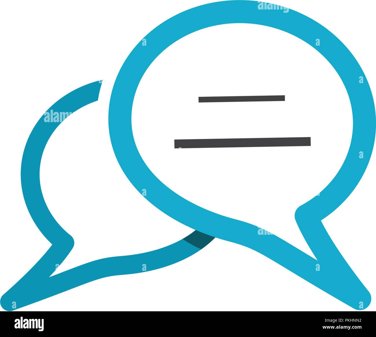 Speech bubble icon Logo template vector illustration Stock Vector Image ...