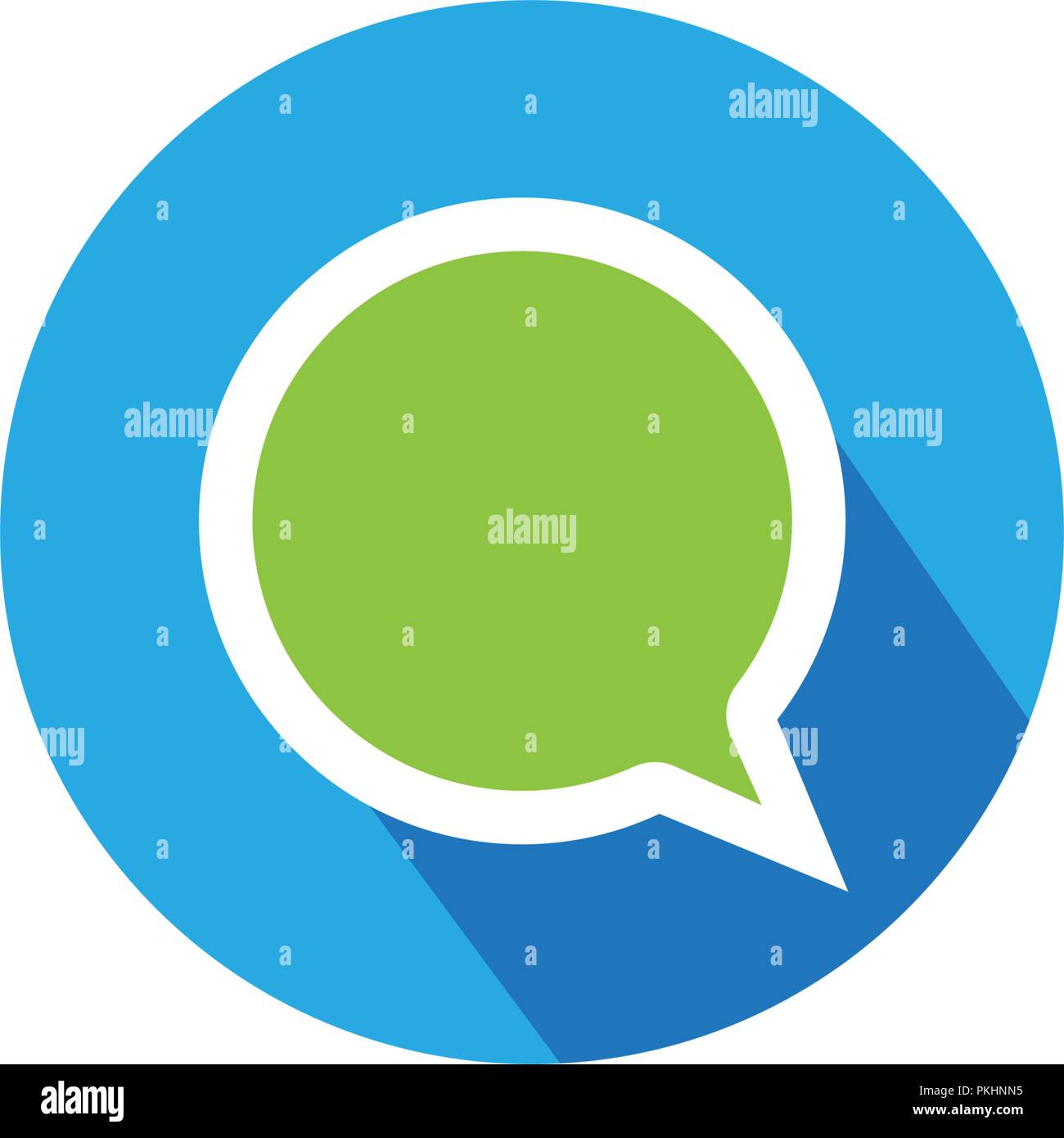 Speech bubble icon Logo template vector illustration Stock Vector Image ...