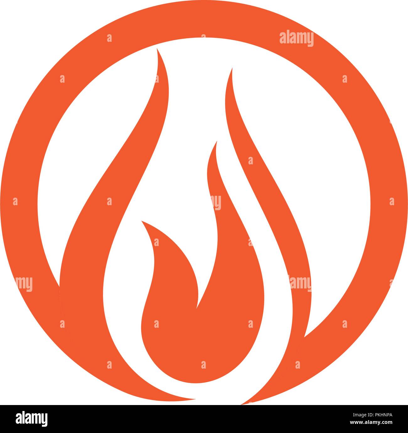 Fire flame Logo Template vector illustration design Stock Vector Image ...