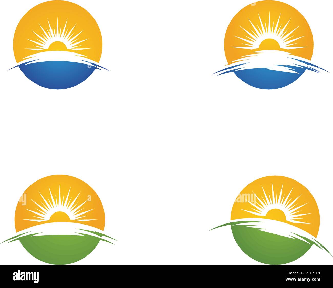 Sun Vector illustration Icon Logo Template design Stock Vector Image ...
