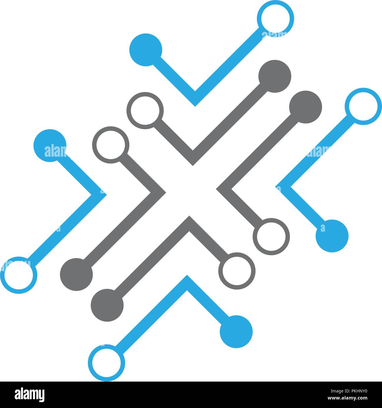 Circuit Logo Template vector illustration icon design Stock Vector ...