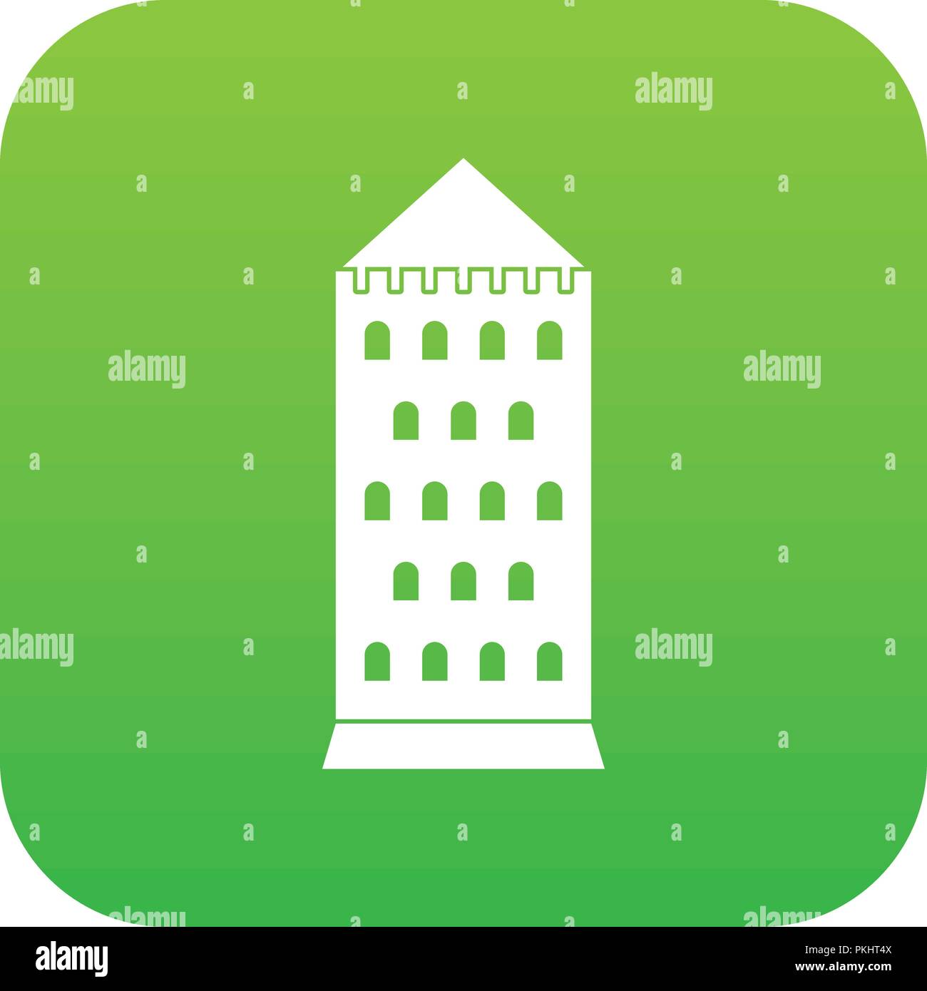 Ancient building icon digital green Stock Vector Image & Art - Alamy