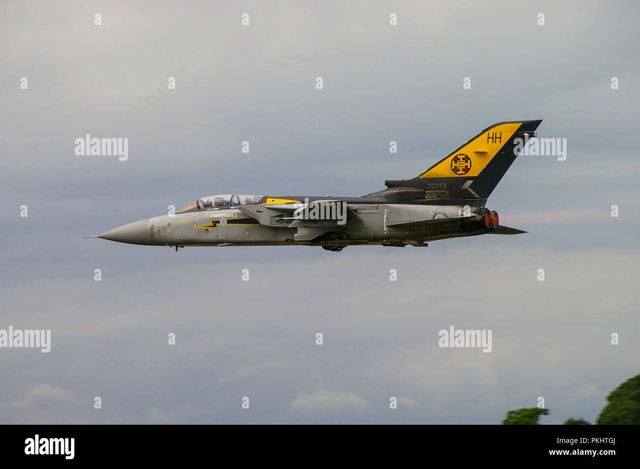 Royal Air Force Panavia Tornado F3 jet fighter plane. RAF Tornado ADV Air Defence Variant ZG753