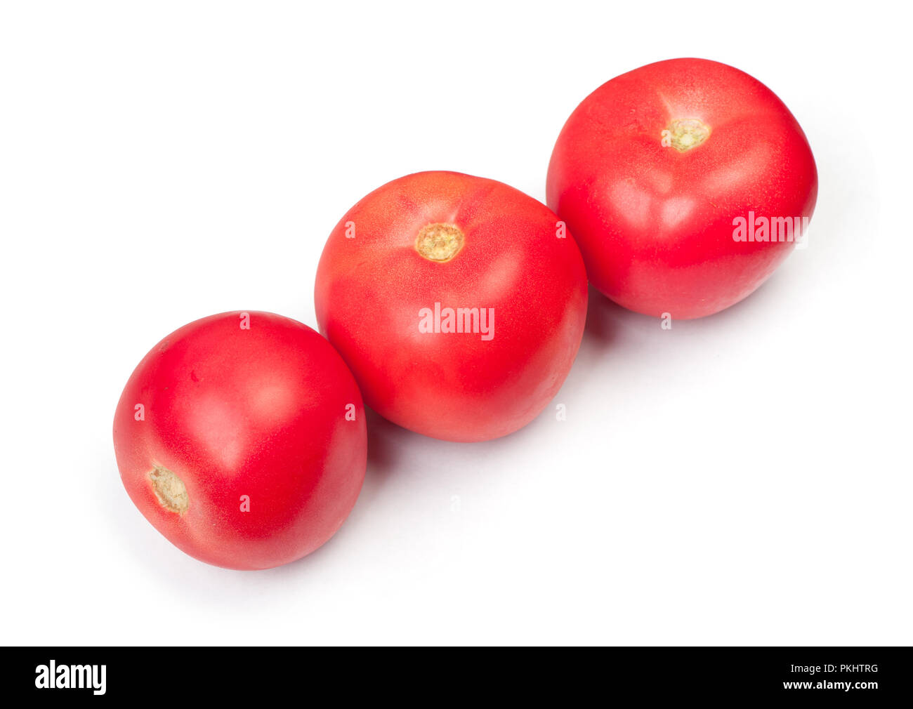 Group of red tomatoes isolated on white background Stock Photo - Alamy