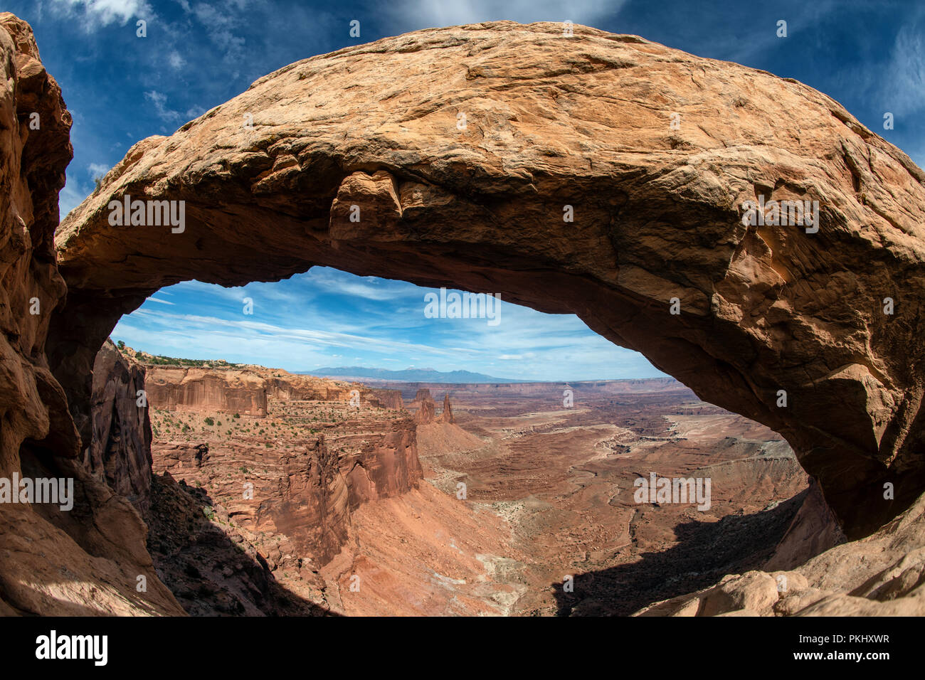 Mesa Arch in Canyonlands National Park, Utah, USA Stock Photo