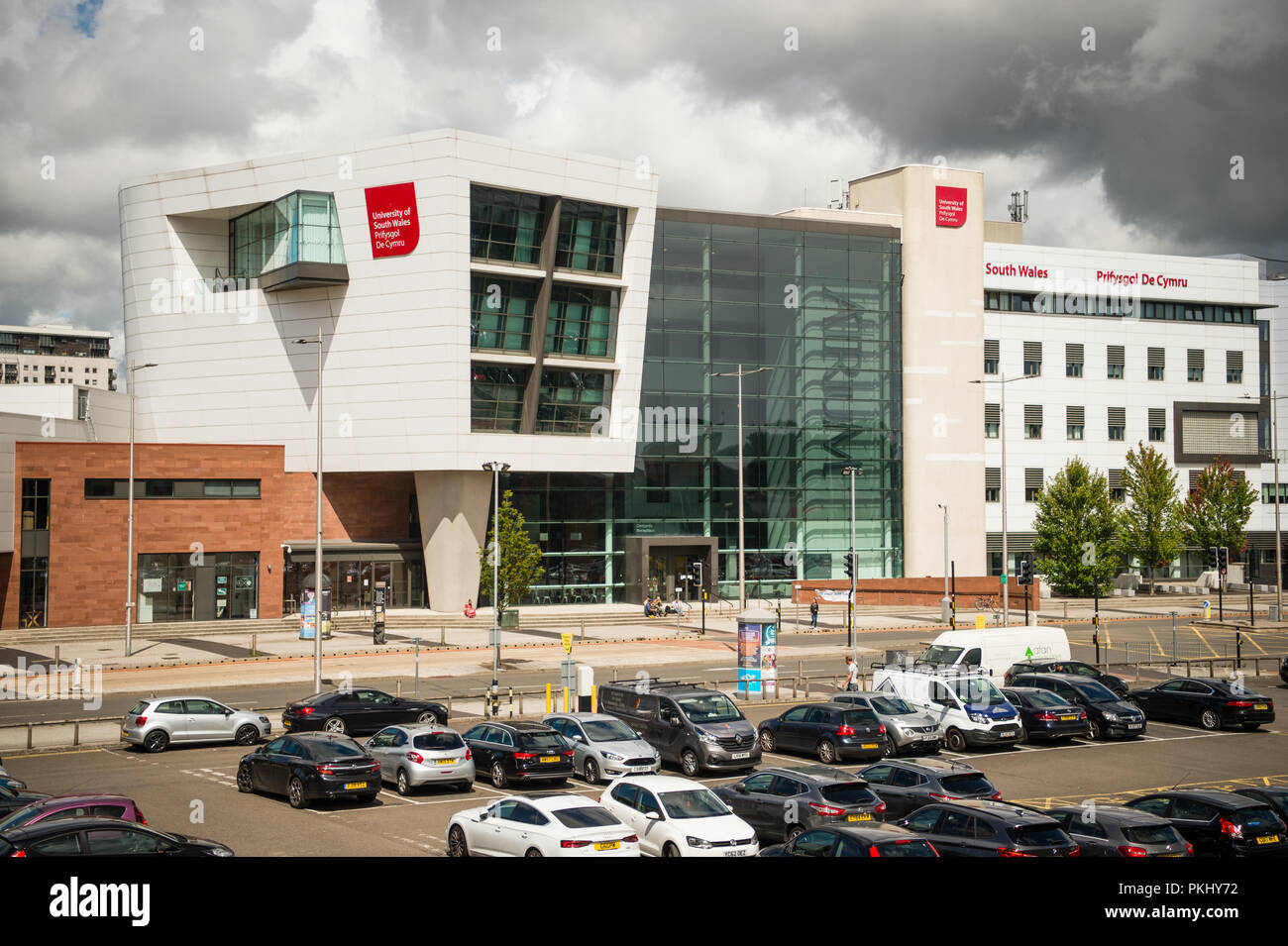 A view of the University of South Wales in Cardiff city centre Stock Photo  - Alamy