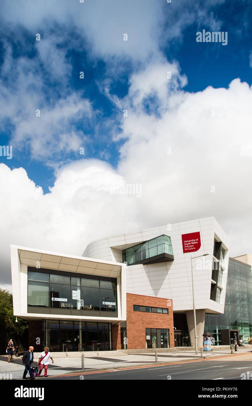 A view of the University of South Wales in Cardiff city centre Stock Photo  - Alamy