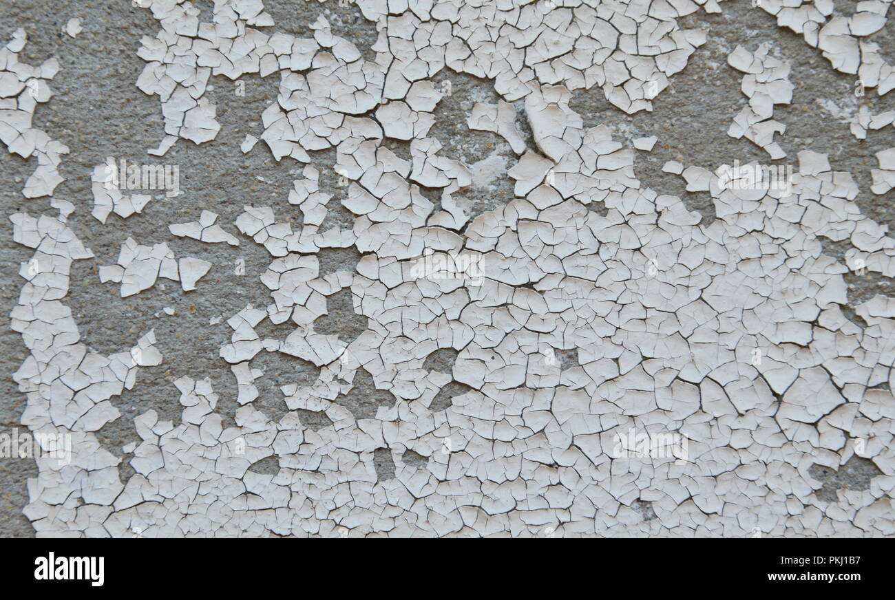 paint color crack on old white wall Stock Photo Alamy