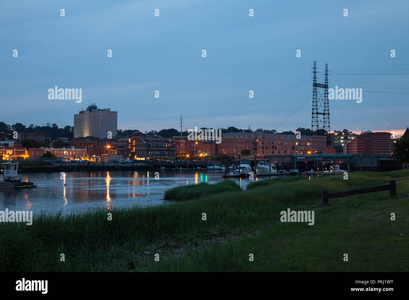 NORWALK CONNECTICUT JULY 3 Evening And Maritime Center View From 