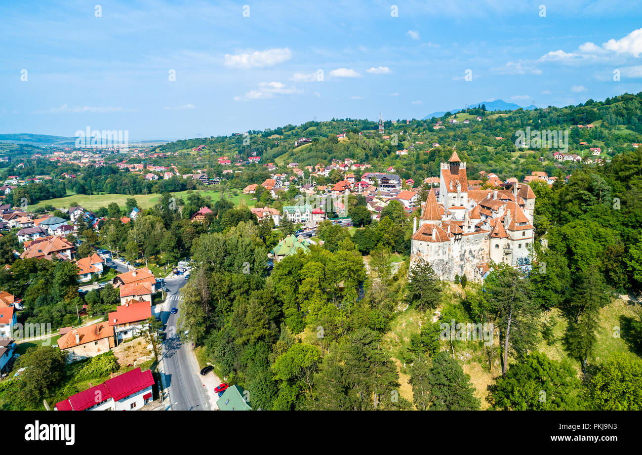 Dracula castle in Bran - Transylvania, Romania Stock Photo