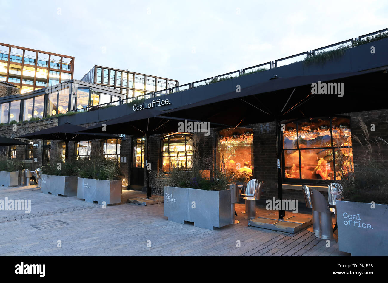 new Coal Restaurant, part of Tom Dixon's Kings Cross conglomeration, on Bagley in Coal Drops Yard, north London, UK Stock Photo - Alamy