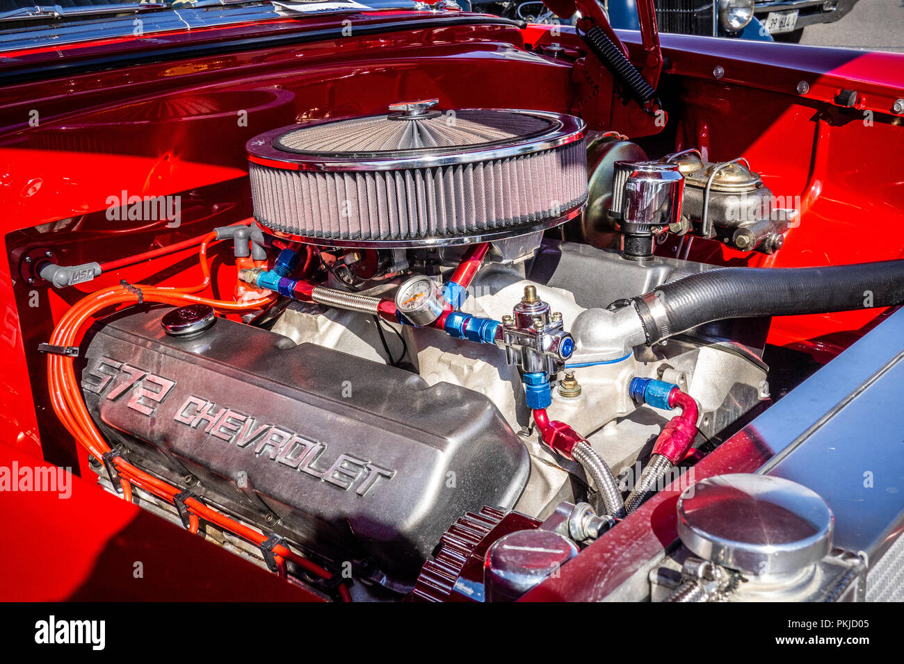 Eville Shindig 2018 car show in Evansville, Indiana. Featuring lots of classic restored vehicles