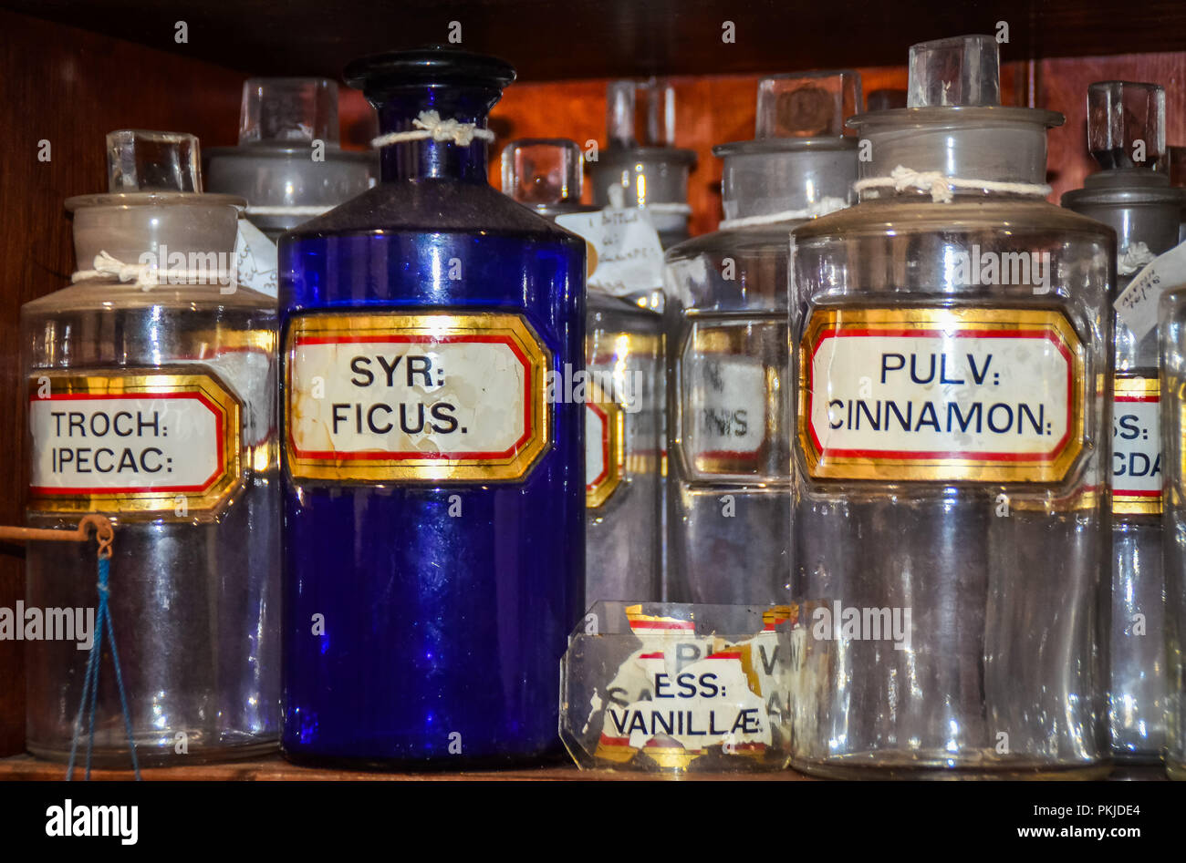 Vintage medicine bottles hires stock photography and images Alamy