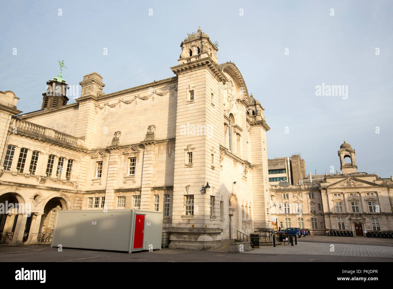 Cardiff university main building hires stock photography and images