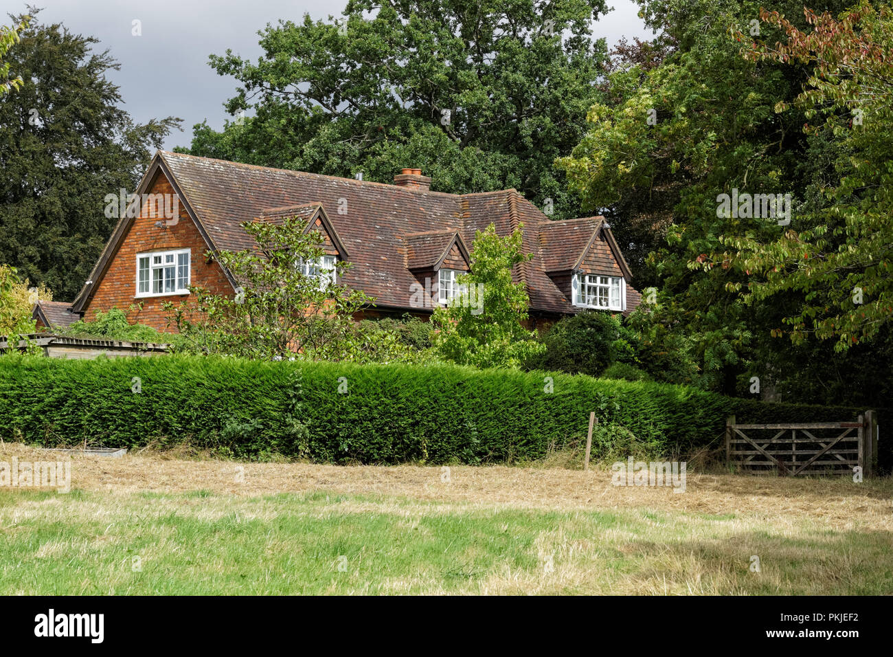 Houses in The Lee village in the Chiltern Hills, Buckinghamshire