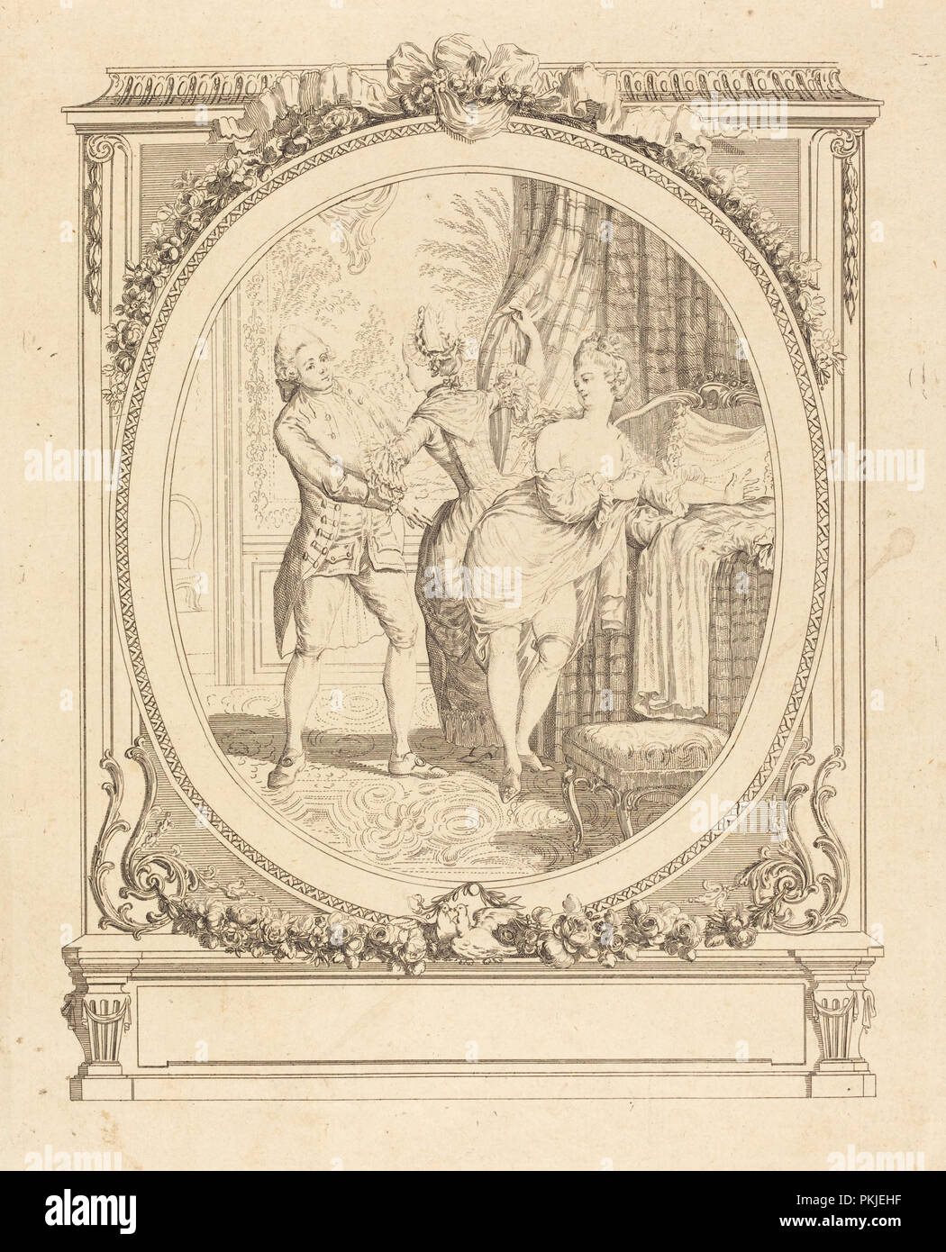 L'indiscret. Medium etching. Museum National Gallery of Art