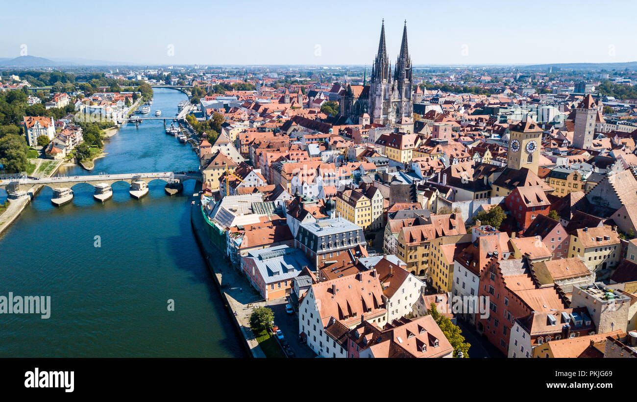 Regensburg, Bavaria, Germany Stock Photo