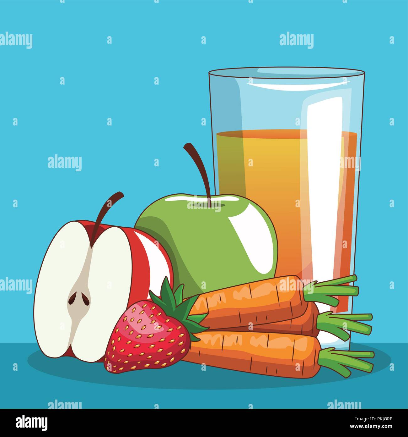 Fruits and vegetables Stock Vector Image & Art - Alamy