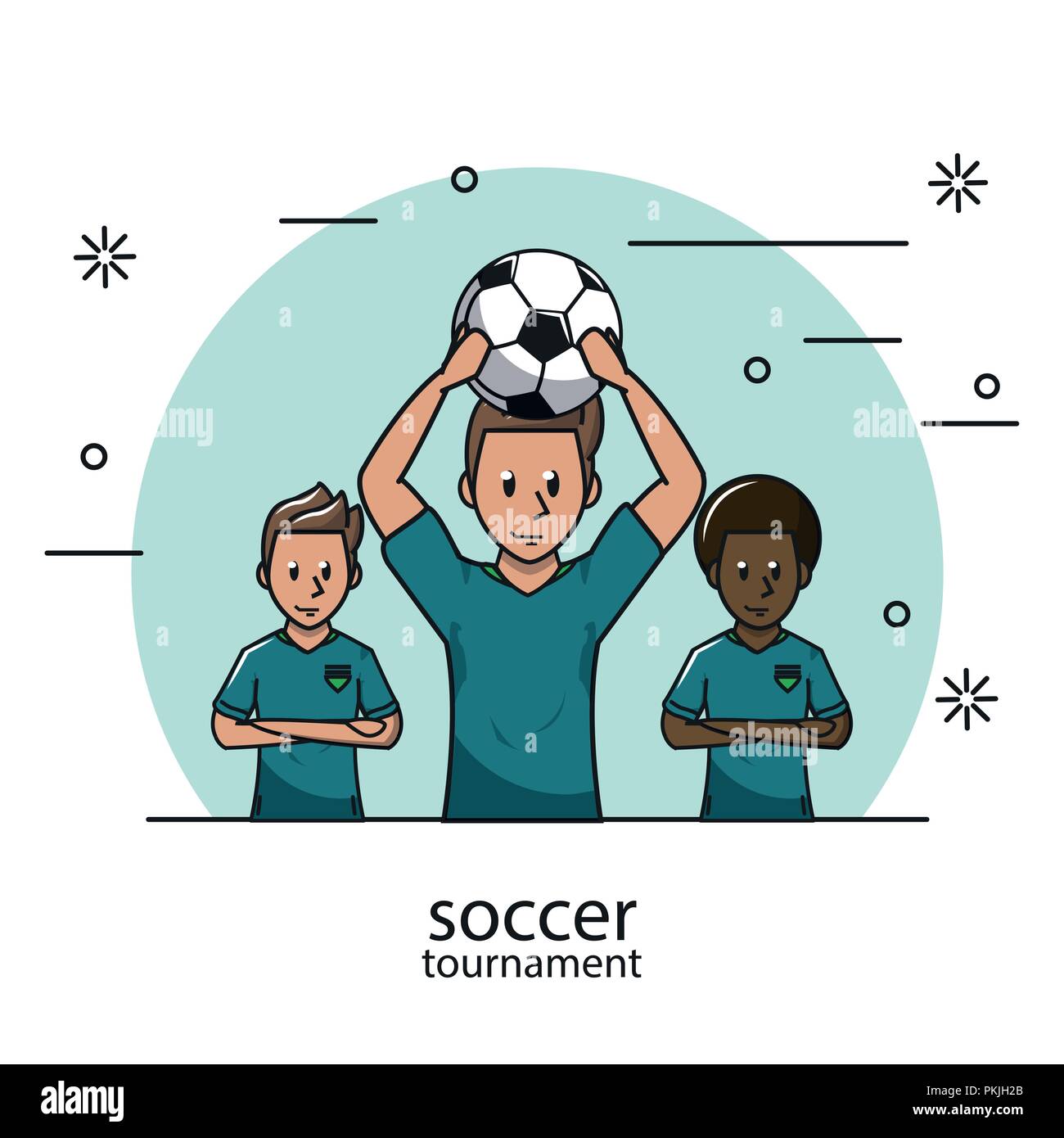 Soccer tournament concept Stock Vector Image & Art Alamy