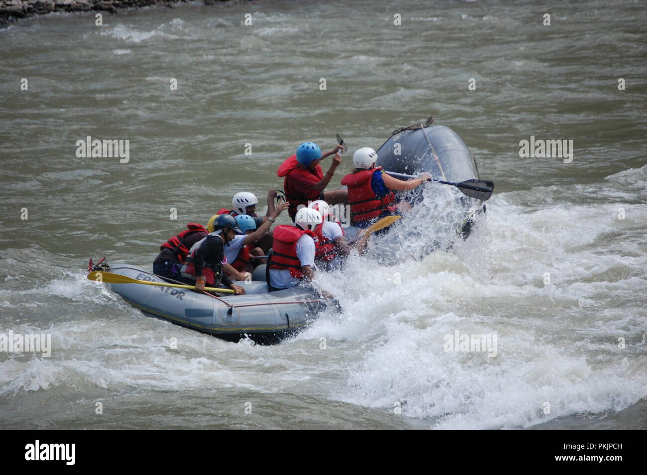 Bhotekoshi rafting, Nepal Stock Photo