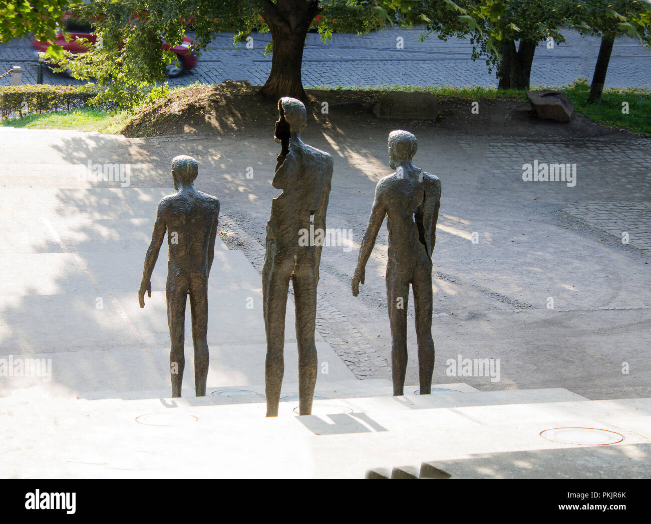Victims of Communism Memorial Foundation in Prague. Stock Photo