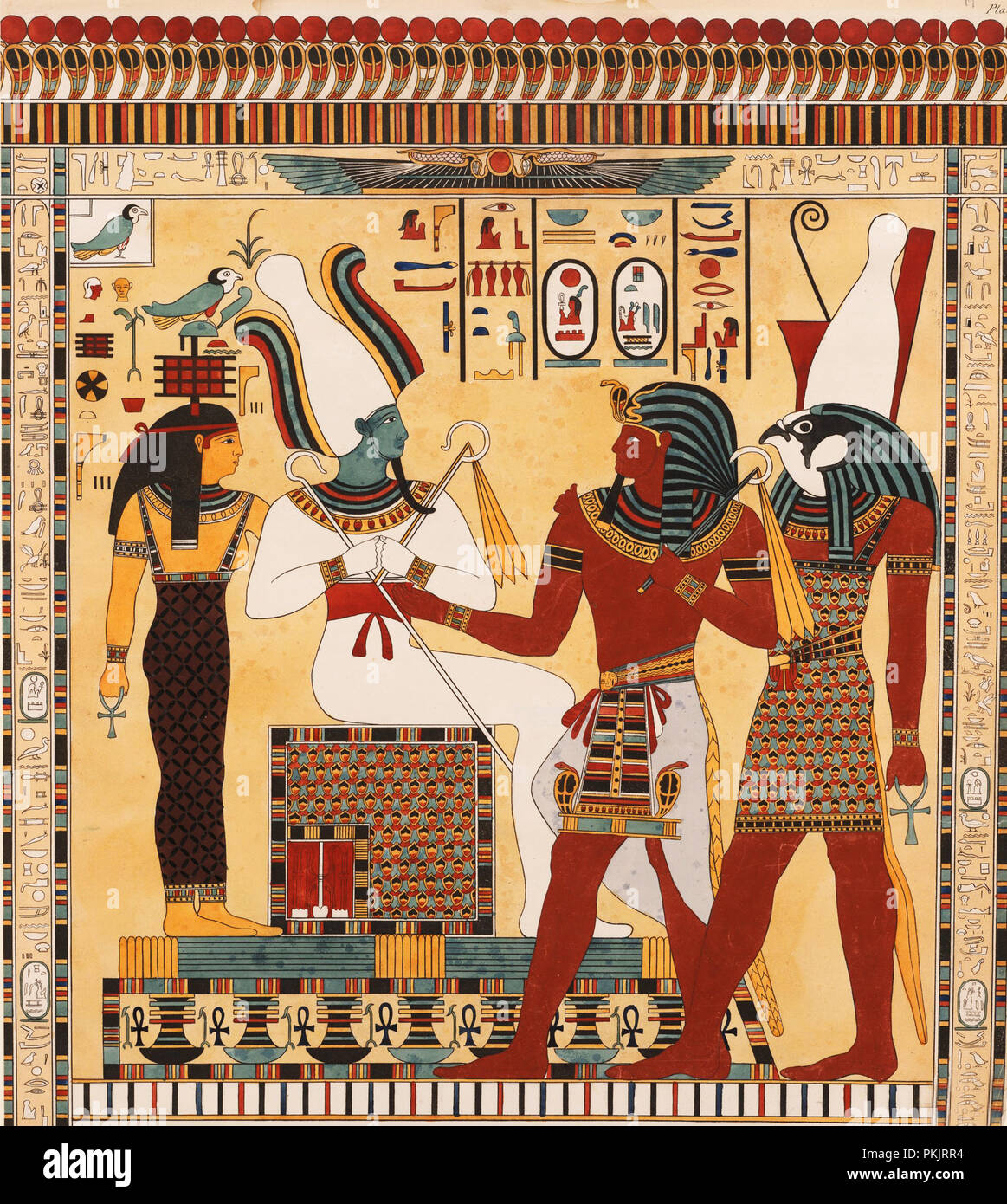 VINTAGE ANCIENT EGYPTIAN ARTWORK Stock Photo Alamy