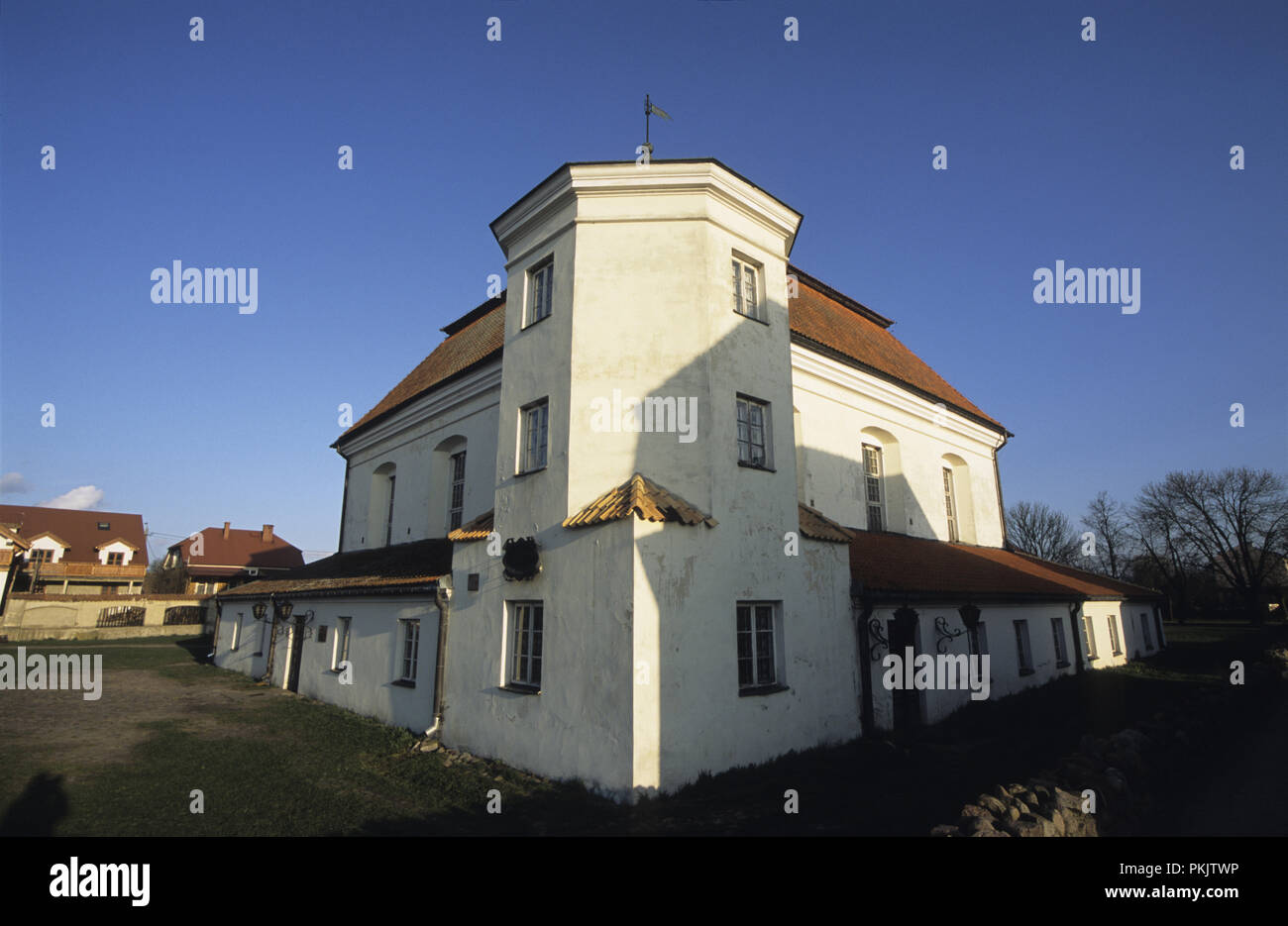 17th century Baroque synagogue in Tykocin in north east Poland close to Bialystock 2008 Stock Photo