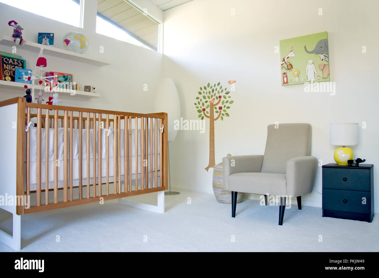 Nursery room decor Stock Photo