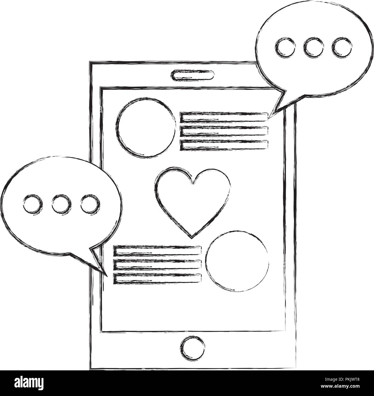 Smartphone Chat Message Romantic Love Communication Vector Illustration Hand Drawing Stock Vector Image Art Alamy Smartphone Chat Message Romantic Love Communication Vector Illustration Hand Drawing Stock Vector Image Art Alamy