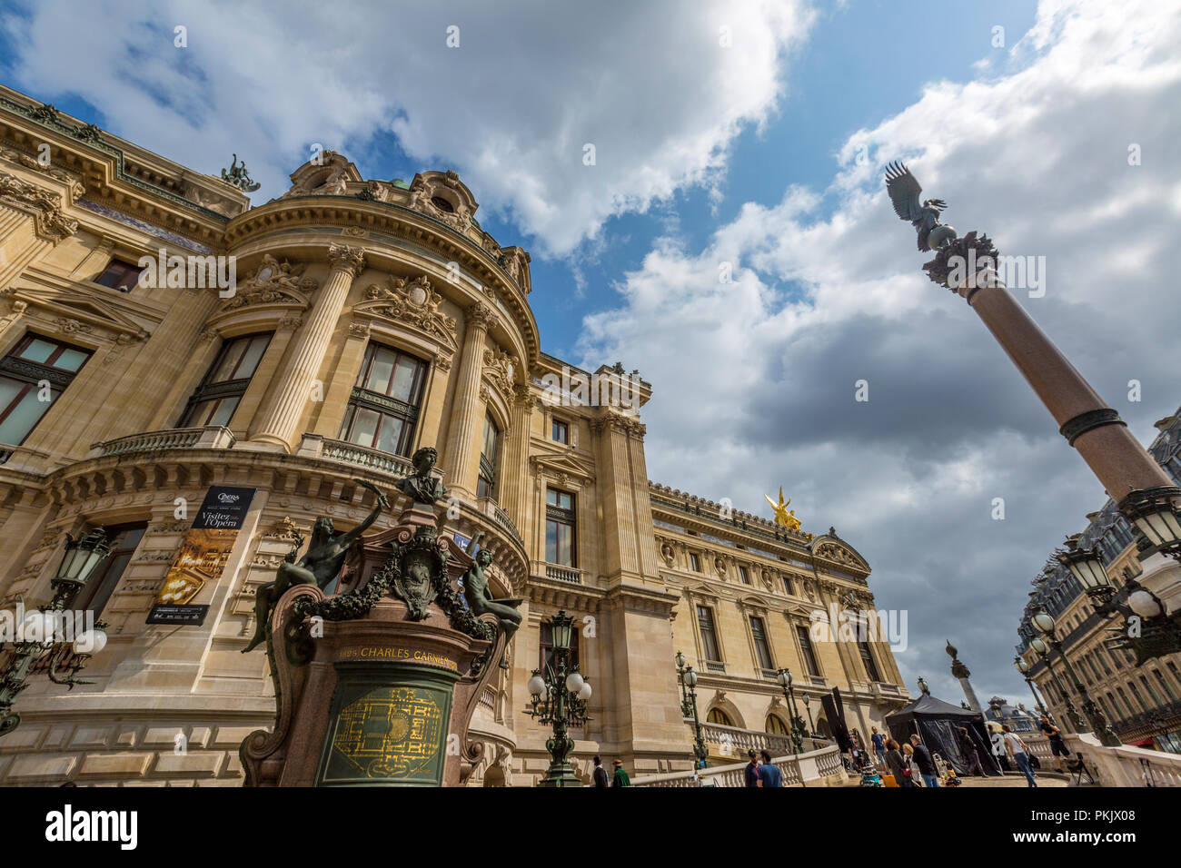 The Paris opera house Stock Photo