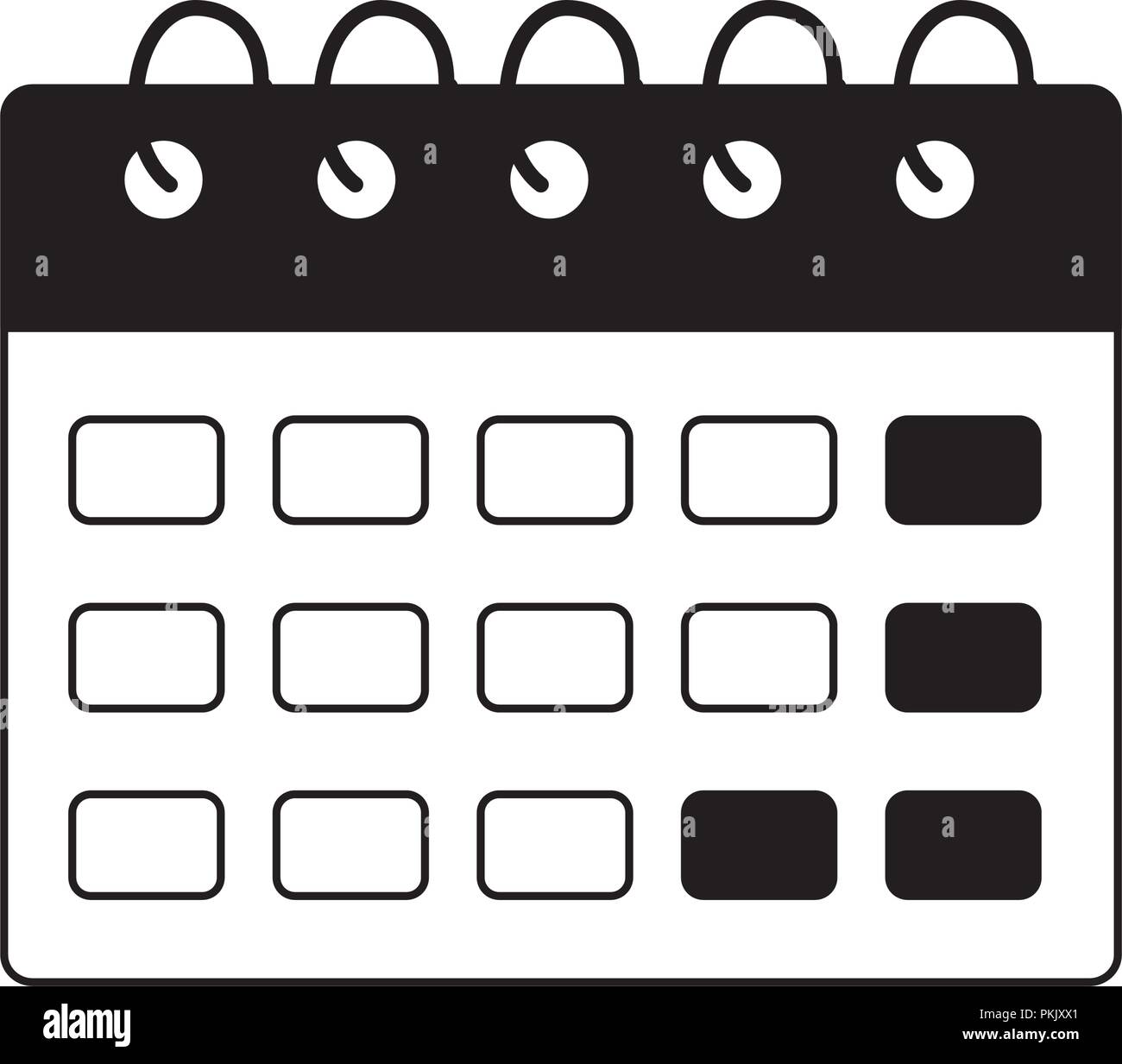 calendar reminder isolated icon Stock Vector Image & Art - Alamy