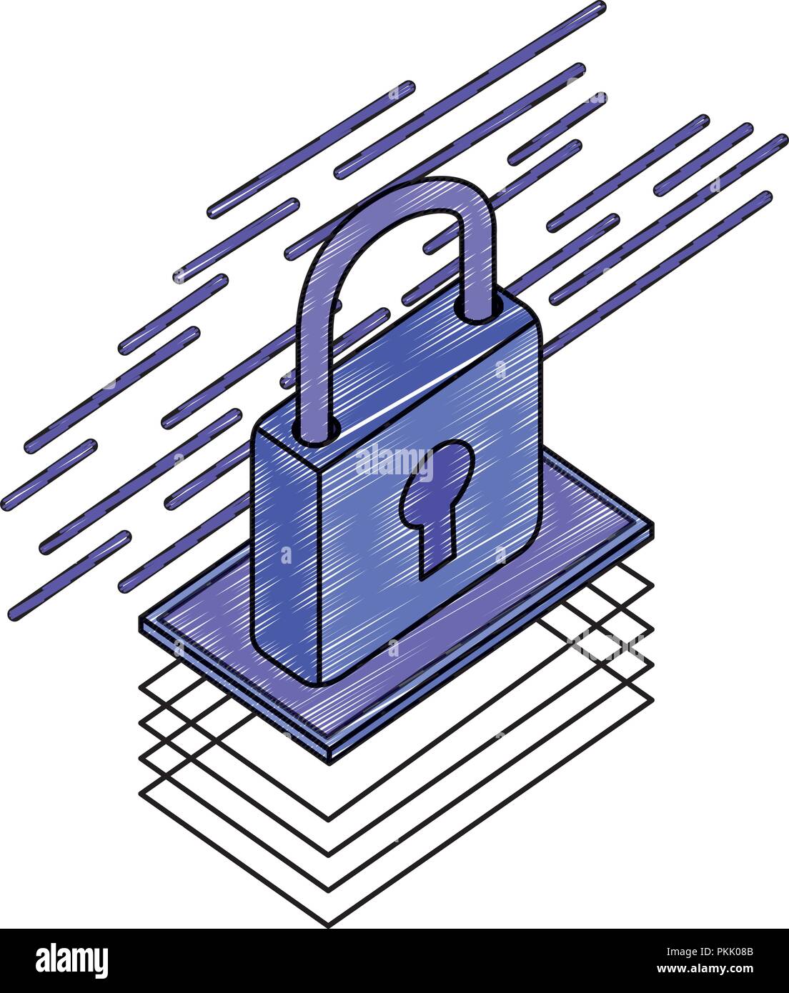 data security padlock icon Stock Vector Image & Art - Alamy