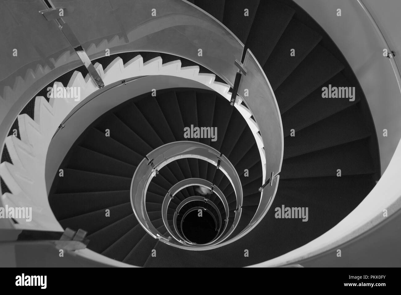 Full office view stairs Black and White Stock Photos & Images - Alamy