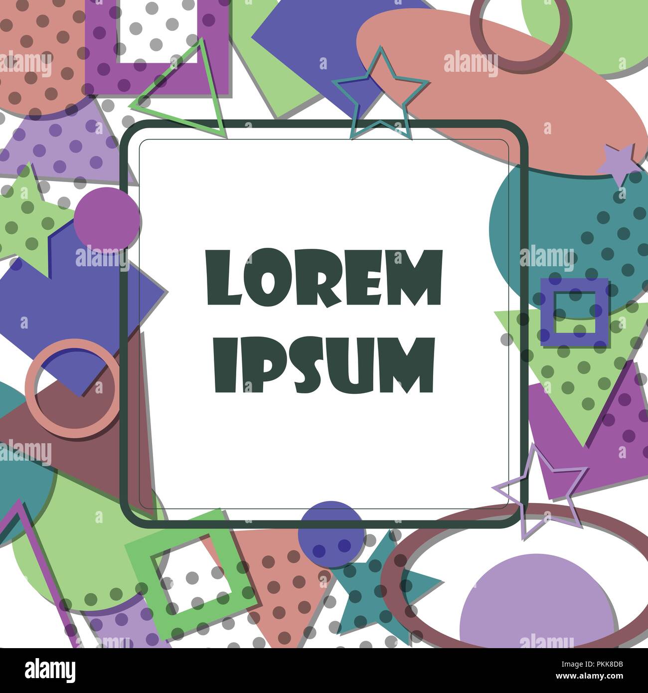Abstract background with geometric shapes Stock Vector Image & Art - Alamy