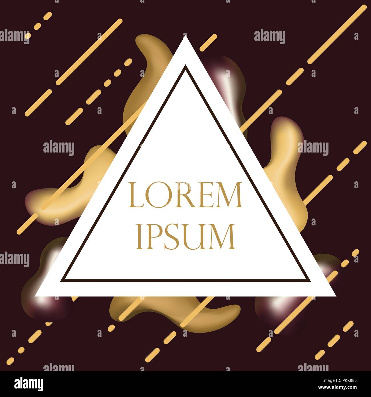 Color vector background with fluid elements and lines. Stock Vector