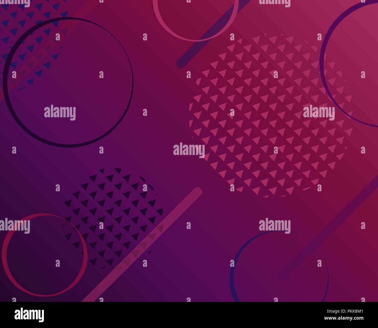 Dark purple background with minimalist and geometric shapes Stock ...