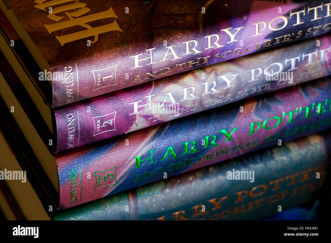 Harry Potter books (Harry Potter book) - USA Stock Photo