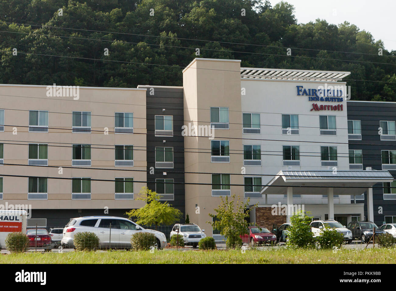 Fairfield Inn and Suites Marriott building exterior - USA Stock Photo